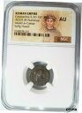 yɔi/iۏ؏tz AeB[NRC RC   [] Constantine II Roman Empire BI Nummus AE3/4 NGC AU Ancient Epfig Hoard Pedigree