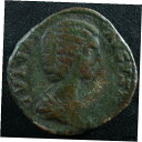ジュリア ドムナ セステルティウス 196-211 ジュノ ピーコック ローマ RIC 856 セステルチェJulia Domna Sestertius 196-211 Juno peacock Rome RIC 856 Sesterce