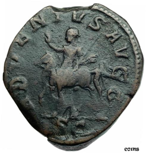 ڶ/ʼݾڽա ƥ    [̵] PHILIP I the ARAB on HORSE Authentic Ancient 245AD SESTERTIUS Roman Coin i79735