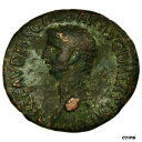 【極美品/品質保証書付】 アンティークコイン コイン 金貨 銀貨 送料無料 654813 Coin, Claudius, As, 42-43, Rome, VF, Bronze, RIC:116