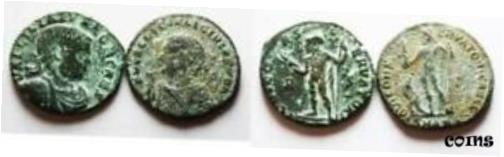 ڶ/ʼݾڽա ƥ    [̵] ZURQIEH -as21200- ROMAN: LOT OF TWO AE COINS. LICINIUS II