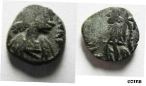 ズルキエ -as9301- ウァレンティニアヌス 3 世。西暦425年から455年。 AE4ZURQIEH -as9301- Valentinian III. 425-455 AD. AE 4