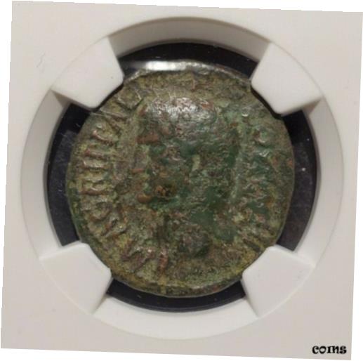  アンティークコイン コイン 金貨 銀貨  NGC AUTHENTICATED AGRIPPA ( d.12ce)As posthumous by Caligula 37ce.NICE COIN