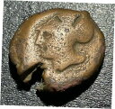 yɔi/iۏ؏tz AeB[NRC RC   [] 405-367 BC Greek Sicily Syracuse AE Litra 9.23g 21.3 mm Hippocamp & Athena Coin