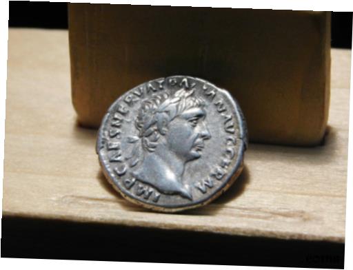 【極美品/品質保証書付】 アンティークコイン コイン 金貨 銀貨 [送料無料] Trajan, Roman Imperial denarius, 98-117 AD