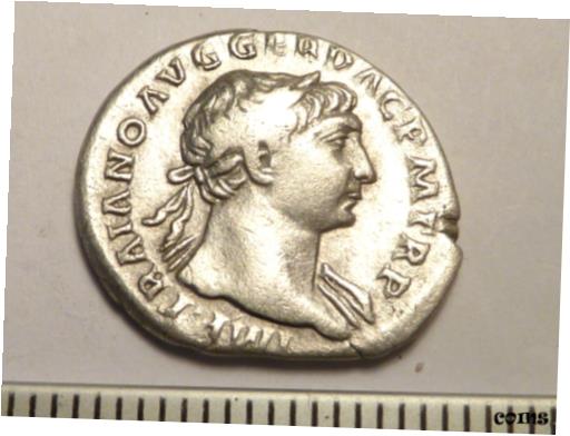 yɔi/iۏ؏tz AeB[NRC RC   [] 8765 Ancient Roman Trajan silver coin denarius - 3.01g. - 1 - 2nd century AD