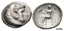 フィリップ 3 世 AR テトラドラクマ アレクサンダー大王マケドニア古代ギリシャ銀貨Philip III AR Tetradrachm Alexander the Great Macedon Ancient Greek Silver Coin(3)