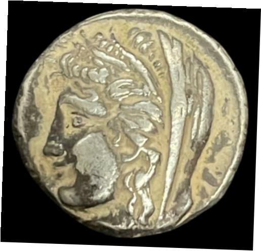 未調査の古代ギリシャ AR シルバー テトラドラクマ スモール コイン 7.8 grUNRESEARCHED ANCIENT GREEK AR SILVER TETRADRACHM SMALL COIN 7.8 gr