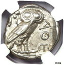 yɔi/iۏ؏tz AeB[NRC d Ancient Athens Greece Athena Owl Tetradrachm Coin (440-404 BC) - NGC Choice XF! [] #oct-wr-010427-451