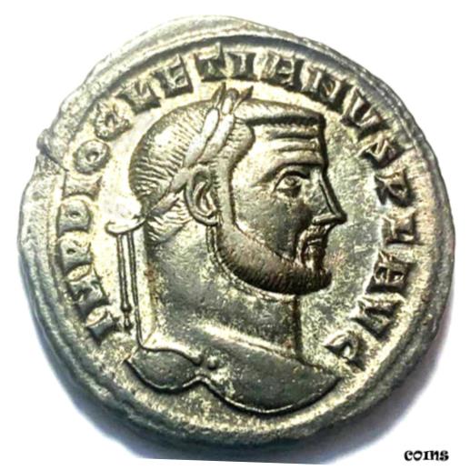  アンティークコイン コイン 金貨 銀貨  DIOCLETIAN Billon Follis.- Carthage mint. FELIX ADVENT AVGG NN. RIC vi 23a