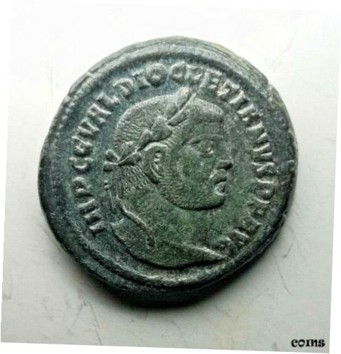  アンティークコイン コイン 金貨 銀貨  Diocletian BIG Follis Diocletian 284-305 AD Heraclea Ancient Autnentic Roman co