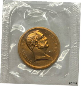 チェスター・A・アーサー大統領就任記念銅メダル - #D17President Chester A. Arthur Bronze Inauguration Medal - #D17