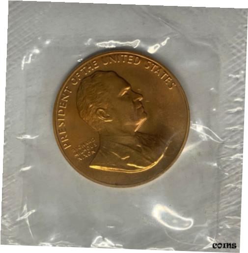  アンティークコイン コイン 金貨 銀貨  President Richard Nixon Bronze Inauguration Medal - #D22