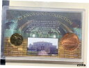 フォート ノックス ゴールド コレクション ケンタッキー金メッキ クォーター & 米国造幣局メダル ブロンズFORT KNOX GOLD COLLECTION Kentucky Gold Plated Quarter & US Mint Medal Bronze(3)