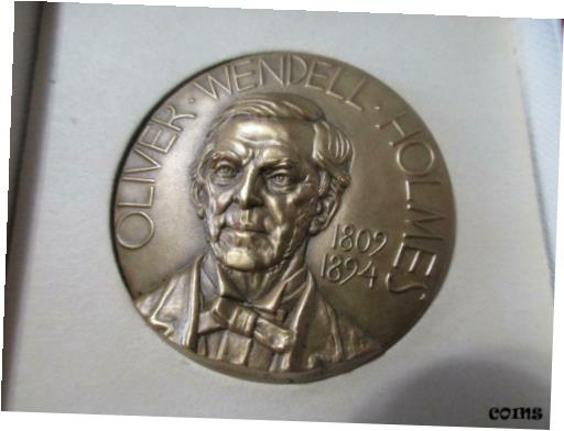 オリバー・ウェンデル・ホームズ 偉大なアメリカ人の殿堂 ブロンズ 2" メダル OGPOLIVER WENDELL HOLMES The Hall Of Fame For Great Americans BRONZE 2" MEDAL OGP