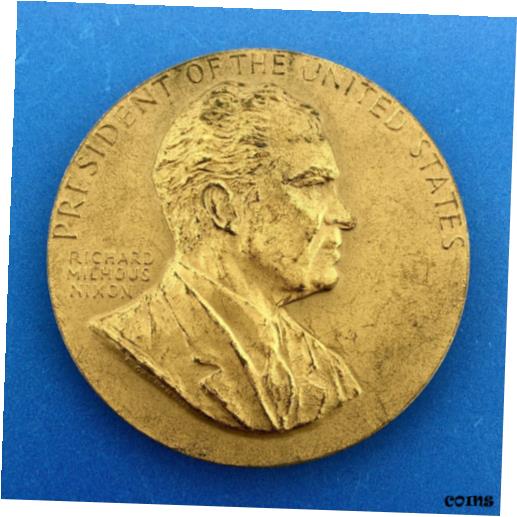  アンティークコイン コイン 金貨 銀貨  1969 United States Mint Richard Nixon Presidential Inauguration Bronze Medal