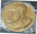 ヴィンテージ 米国造幣局 ベンジャミン ハリソン 1889 年就任メダル 3 インチ ブロンズ #123Vintage US Mint Benjamin Harrison 1889 Inaugural Medal 3