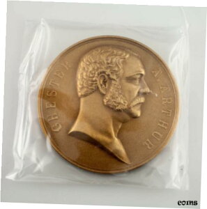 チェスター・A・アーサー大統領銅メダル米国造幣局財務省Chester A. Arthur Presidential Bronze Medal US Mint Department of the Treasury
