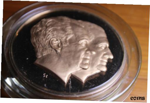  アンティークコイン コイン 金貨 銀貨  1973 US PRESIDENT Richard Nixon VP Agnew INAUGURATION Bronze Medal