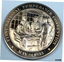  アンティークコイン コイン 金貨 銀貨  # C6217 FRANKLIN MINT BRONZE MEDAL, TEMPERANCE CONVENTION 1833