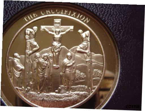 ڶ/ʼݾڽա ƥ    [̵] Thomason Medallic Bible 59: THE CRUCIFIXION Luke 23 Franklin Mint Art By RUBENS
