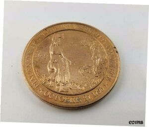 ピンクニー条約署名済み ミシシッピ ソリッド ブロンズ メダル 44mm フランクリン ミントPinckney's Treaty Signed Mississippi Solid Bronze Medal 44mm Franklin Mint