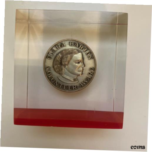 【極美品/品質保証書付】 アンティークコイン コイン 金貨 銀貨 [送料無料] NEW Clara Barton Coin Volunteer Award American Red Cross Meritorious Leadership