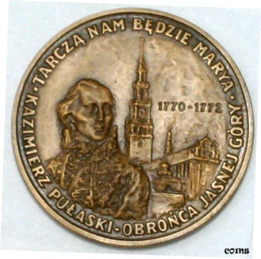 ڶ/ʼݾڽա ƥ    [̵] Poland, Polish medal - General Casimir Pulaski 1982br