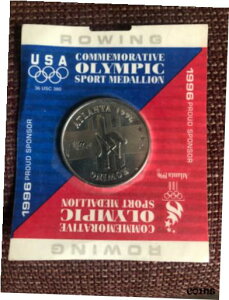 1996年アトランタオリンピックボートチームUSAスポーツメダリオンメダル1996 Atlanta Olympics Rowing Team USA Sport Medallion Medal