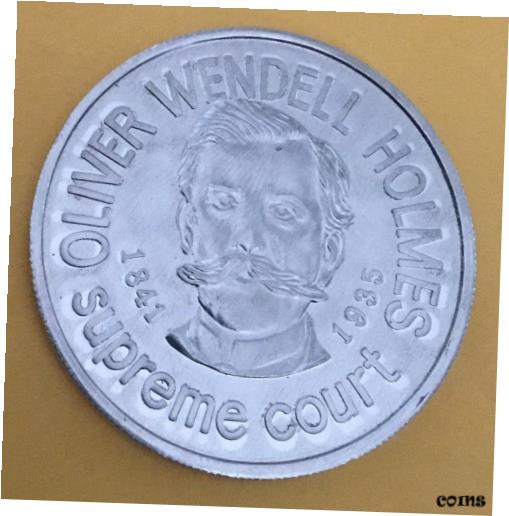 アメリカを作った人々 オリバー・ウェンデル・ホームズ最高裁判事 コインメダルPeople Who Made America Oliver Wendell Holmes Supreme Court Justice Coin Medal