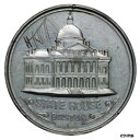 1892 年 ボストン マサチューセッツ州会議事堂 マカラー パーカー & カンパニー イーグル メダル 34mm1892 Boston Massachusetts State House Macullar Parker & Company Eagle Medal 34mm