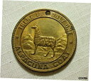 アルパクナ コート メダルは 1 つだけです 1930 年代 JACOB SIEGEL CO 絵画アルパカTHERE IS ONLY ONE ALPACUNA ...