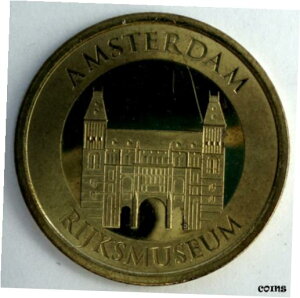 オランダ アムステルダム国立美術館 プルーフ メダル 33mm 11g 真鍮 KK7.1NETHERLANDS AMSTERDAM RIJKSMUSEUM Proof Medal 33mm 11g Brass KK7.1