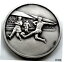ڶ/ʼݾڽա ƥ    [̵] VINTAGE FOOTBALL SOCCER Medal 50.6mm 56.4g Silver Plated Brass. OO5.3