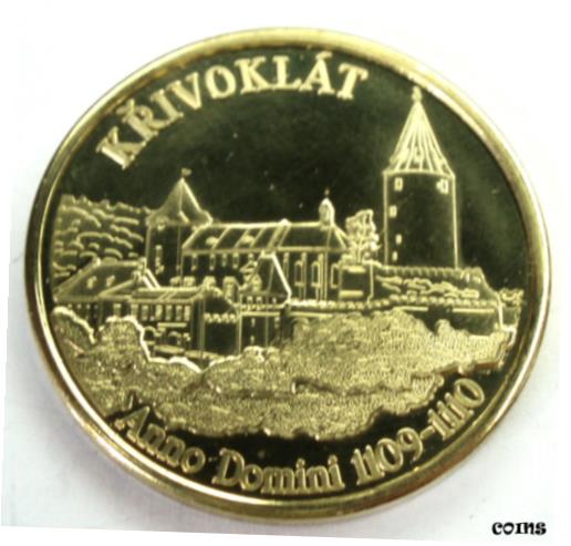 ڶ/ʼݾڽա ƥ    [̵] CZECH REPUBLIC KRIVOKLAT CASTLE, UNC Medal 30.4mm 12g Brass. B14