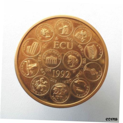 ڶ/ʼݾڽա ƥ    [̵] German medal souvenir coin ECU 1992 Europa European currencies