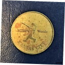 ミラーズ ウッズ カンザスシティ野球バッティング トークン メダルMiller's Woods Kansas City Baseball Batting Token Medal