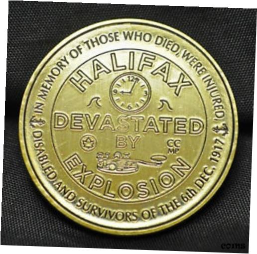 ڶ/ʼݾڽա ƥ    [̵] Halifax Explosion Commemorative - Brass Medal