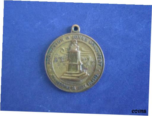 yɔi/iۏ؏tz AeB[NRC RC   [] 1913 Dedication of Joseph Johns Monument JOHNSTOWN PA Brass MEDAL PENDANT