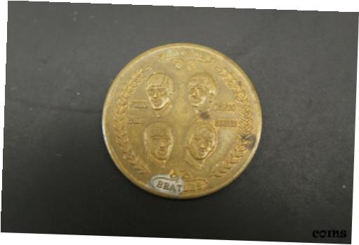 【極美品/品質保証書付】 アンティークコイン コイン 金貨 銀貨 [送料無料] THE BEATLES 1964 TOUR MEDAL - COPPER