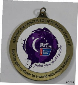 米国アメリカがん協会リレー・フォー・ライフメダル 5.8CMX5.8CMUSA AMERICAN CANCER SOCIETY RELAY FOR LIFE MEDAL 5.8CMX5.8CM