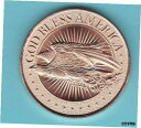ゴッドブレスアメリカ 1トロイオンス銅の丸いコインGOD BLESS AMERICA 1 TROY oz. Copper Round Coin