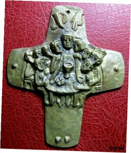 神の王国 ドイツ レア アンティーク クロス 最後の晩餐 銘 EGINO WEINERKingdom of god German Rare antique cross last supper inscription EGINO WEINER