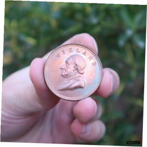 ドイツ - クリストフ・マルティン・ヴィーラント ドイツの詩人兼作家、ケーニッヒの銅メダルGermany - Christoph Martin Wieland German poet and writer Copper Medal by Koenig