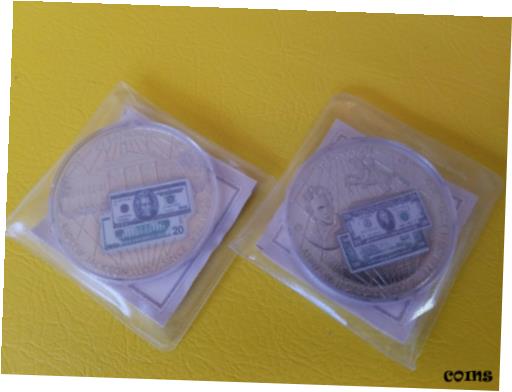 ڶ/ʼݾڽա ƥ    [̵] 2001 Andrew Jackson $20 BANKNOTE American Mint Commemorative coins - 2 types