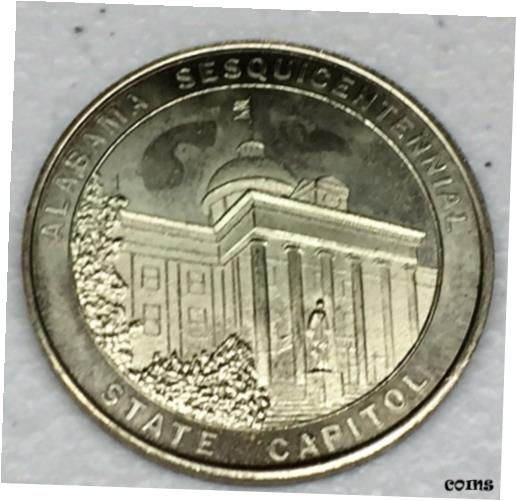  アンティークコイン コイン 金貨 銀貨  # C1034 ALABAMA SESQUICENTENNIAL MEDAL, STATE CAPITOL 1969