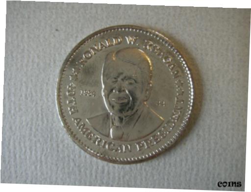  アンティークコイン コイン 金貨 銀貨  Ronald Reagan 1984 39 mm copper-nickel series AA