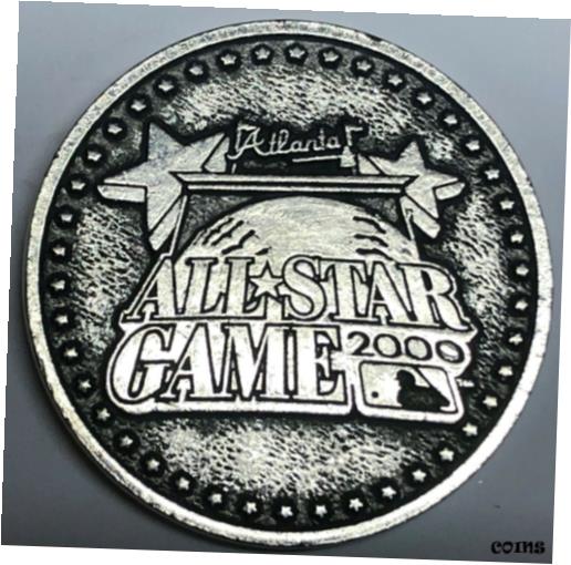  アンティークコイン コイン 金貨 銀貨  # C4110 BASEBALL COPPER NICKEL MEDAL, ALL STAR GAME 2000