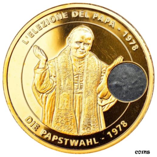  アンティークコイン コイン 金貨 銀貨   Vatican, Medal, Elezione del Papa Giovani di Paolo II, 2005, MS, Cop