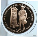 【極美品/品質保証書付】 アンティークコイン コイン 金貨 銀貨 [送料無料] 1973 USA United States LIBERTY BELL Benjamin Franklin Philly Proof Medal i109068